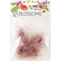 AussieSuperStore Art & Craft Essentials Soft Lilac Mesh Rose (in 4 colors) Mesh Rose | Artificial Craft Flower Party Decoration 9323823196646 BLOS17038